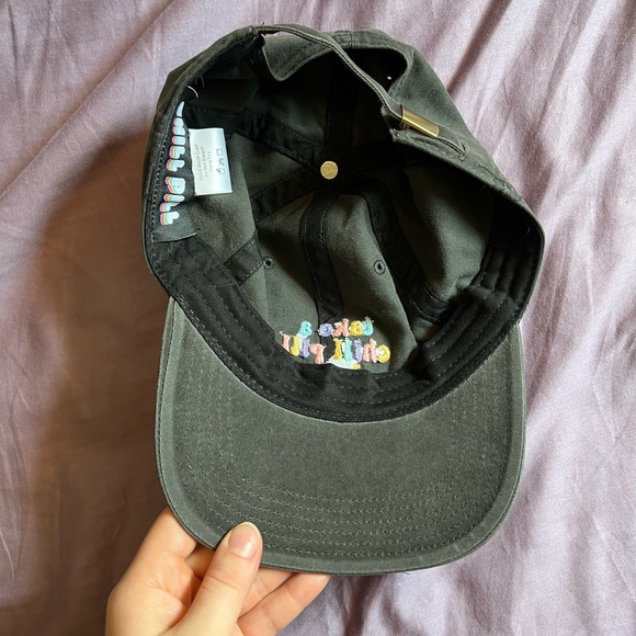 Take A Chill Pill Hat green with rainbow embroidery - Picture 2 of 3